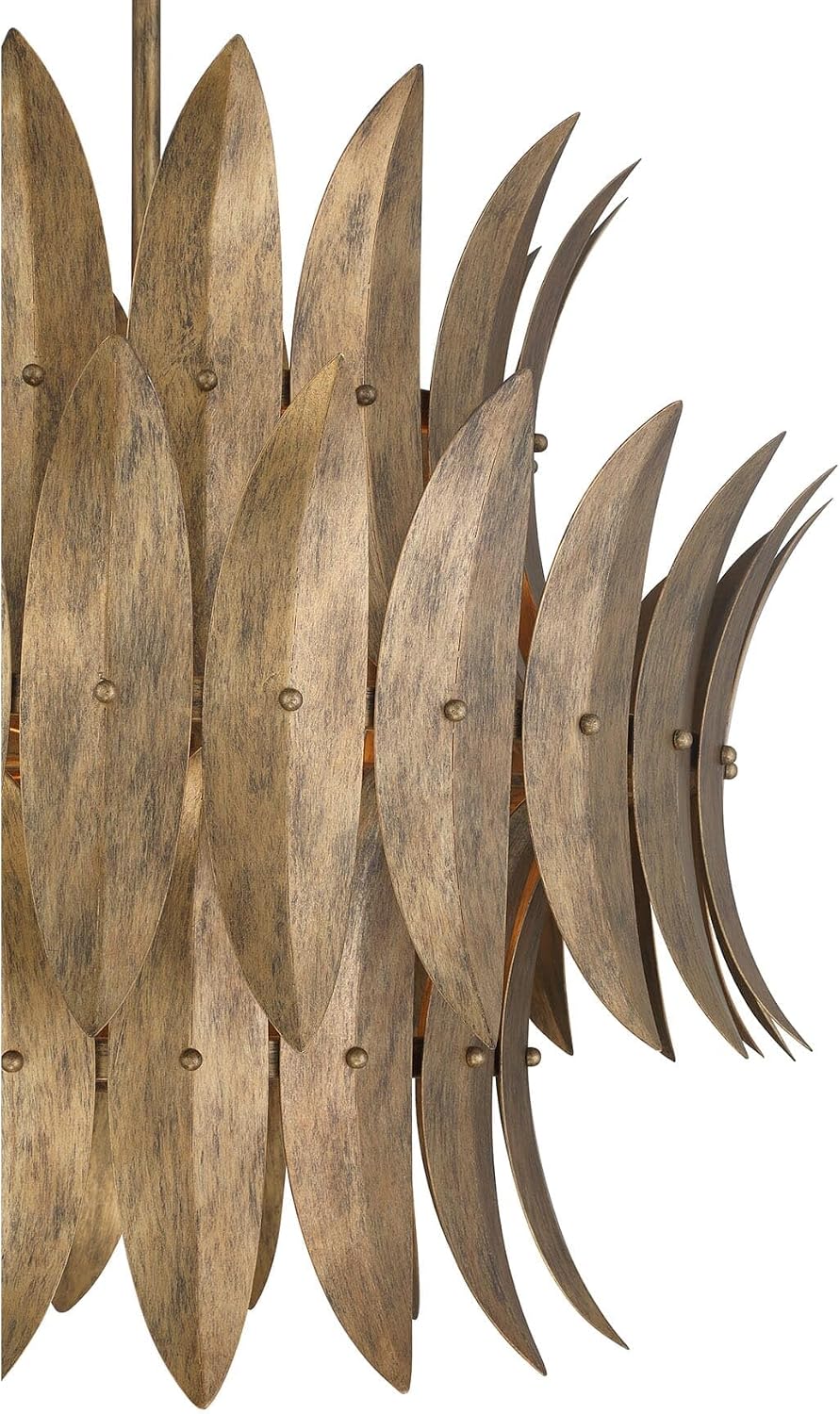 Savoy House 7-9055-6-275 Sanctuary Metal Petal Pendant by Breegan Jane, 6-Light 360 Total Watts, 25" H x 28" W, Coronado