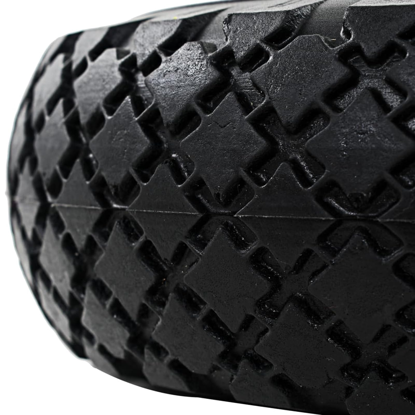 Ruote per carrello a mano, pneumatici pieni in PU antiforatura 3.00-4 (260x85 mm), cerchione in metallo, aderenza elevata su superfici irregolari, per carrelli montacarichi, carriole e rimorchi