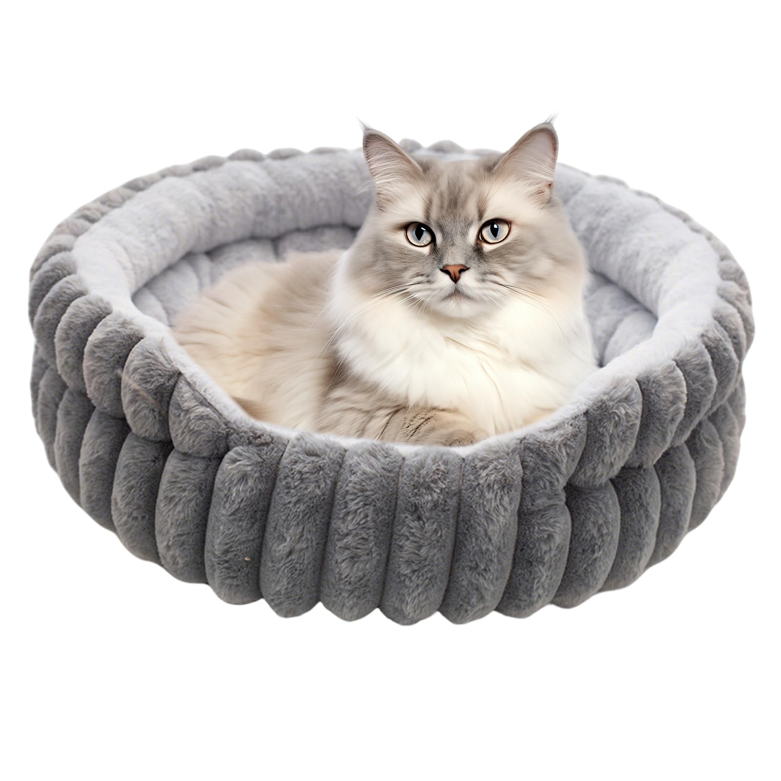 Cesta para perro pequeño peluche lavable calmante para mascotas