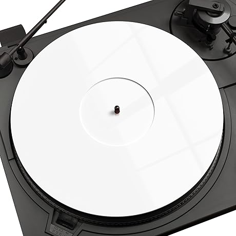 White Acrylic Turntable Mat: Enhance Your Vinyl Listening Experience