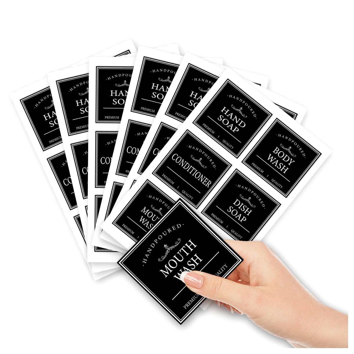 Pack 36 Pcs Aesthetic Laundry Labels for Jars Spray Bottles Bathroom Set House Organization Must Haves Minimalist Removable Decals Waterproof Reusable Vinyl Stickers Preprinted