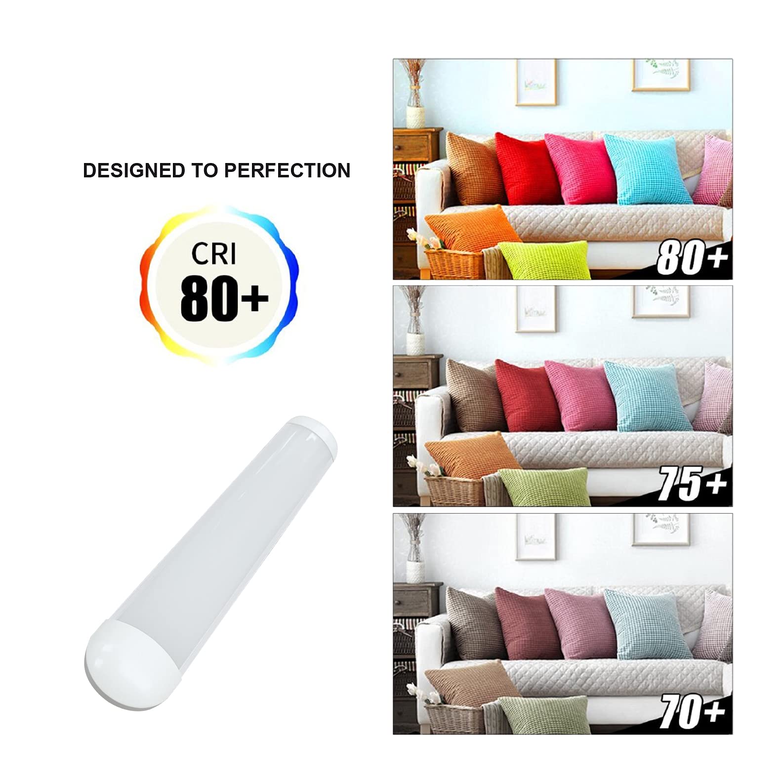 LED ATOMANT 5x Pantalla Luminaria LED 60cm 36W Color Luz Fria 3600lm | Color Blanco Frio 6500K