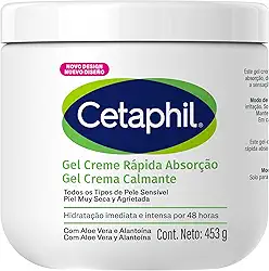 Gel Creme Hidratante Corporal para Pele Sensível Cetaphil 453g - Hidratação 48h com Aloe Vera
