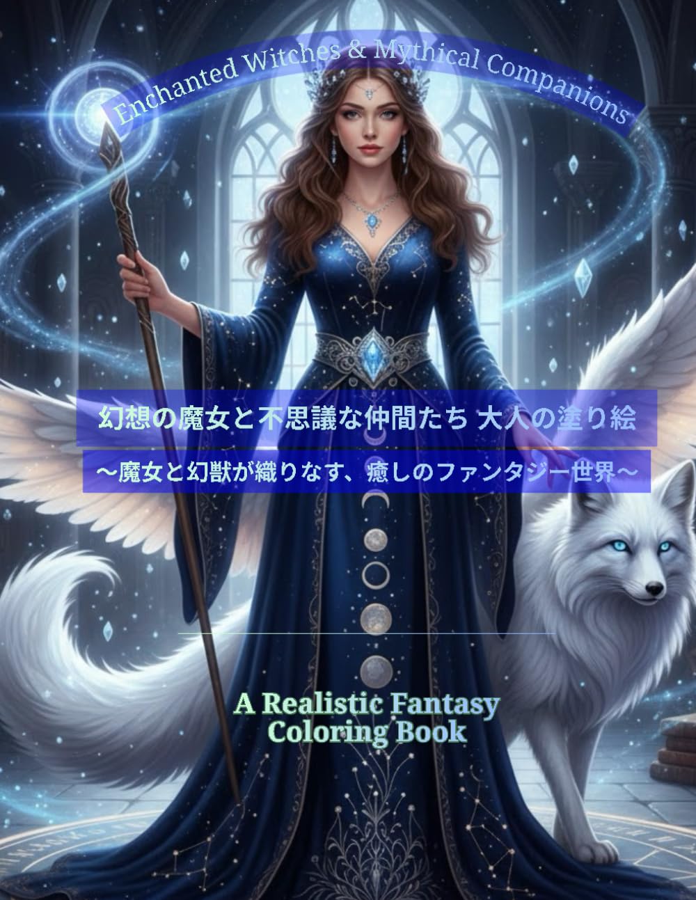 幻想の魔女と不思議な仲間たち 大人の塗り絵: 〜魔女と幻獣が織りなす、癒しのファンタジー世界〜