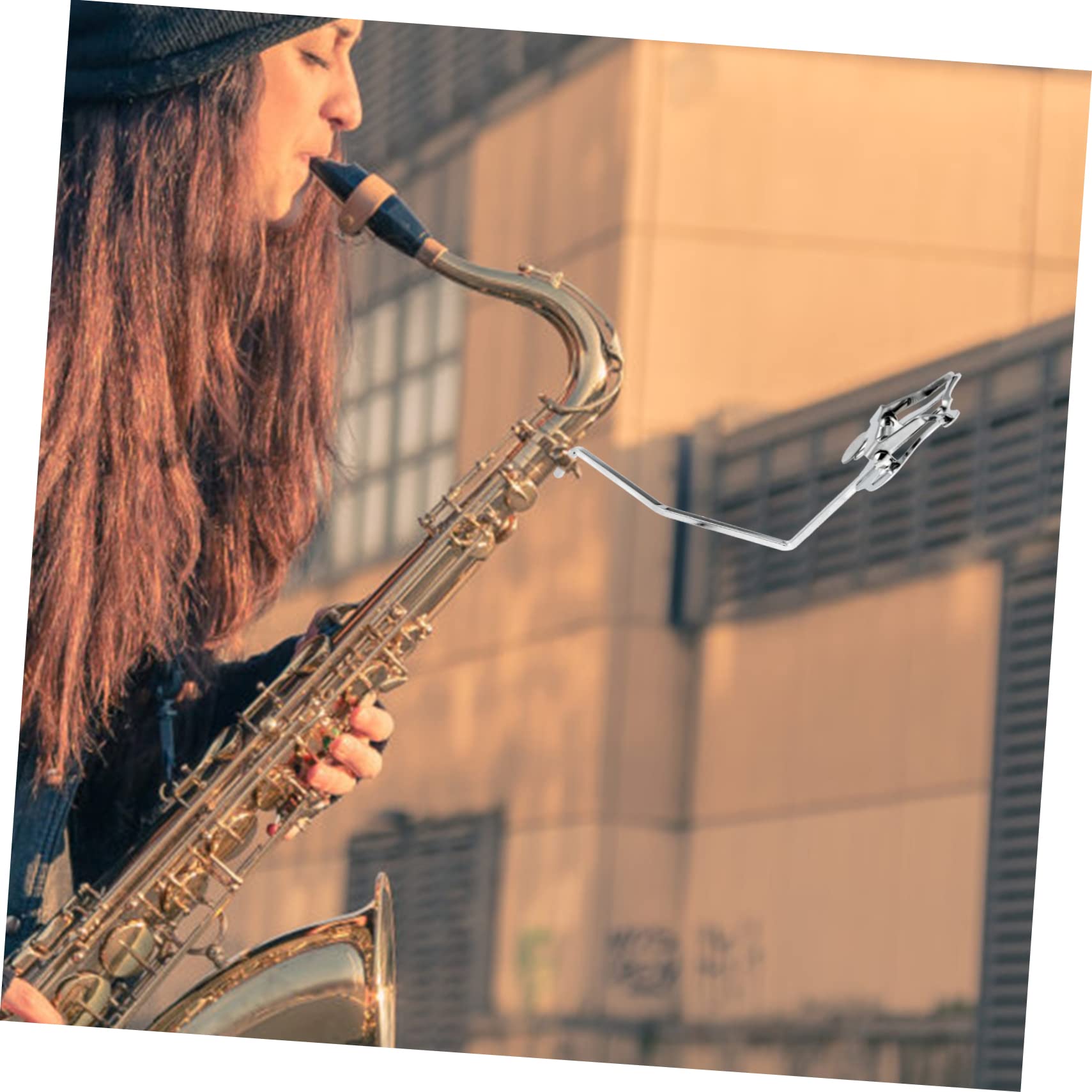 Abaodam 4stücke Klemmbare Notenhalter Lyra Aus Tragbarer Notenclip Für Alt Und Tenorsaxophon Robuster Musiknoten-organizer Mit Komfortablem Griff Für Musiker Und Schüler