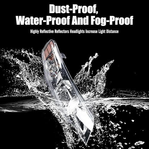 Miniatura 4 de Para 2010 2011 2012 2013 Kia ForteForte Koup EX LX SX lado conductor y pasajero faros halógenos montaje montaje carcasa negra lente transparente