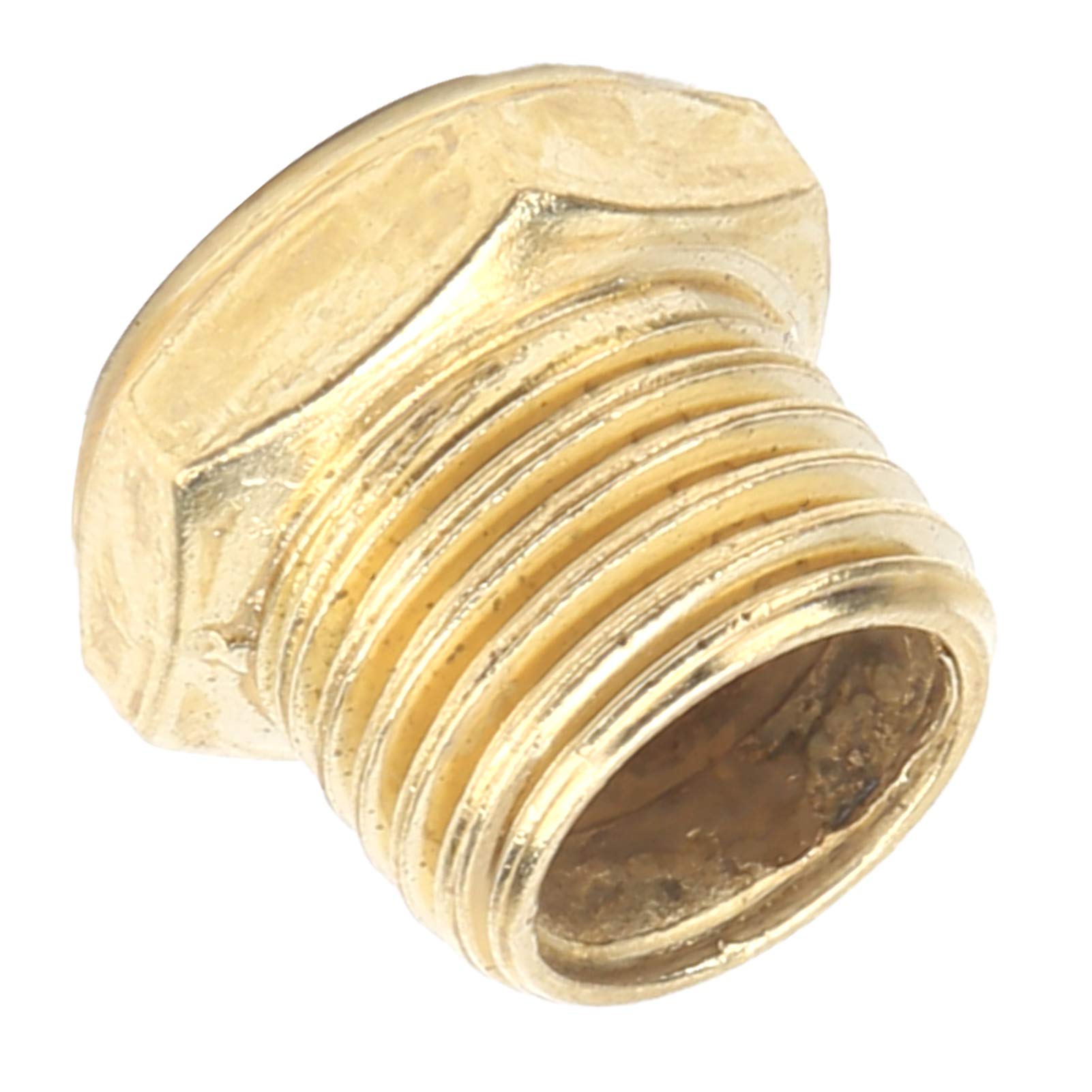 50 pezzi Silenziatore pneumatico G1/2 in ottone a testa piatta, riduttore di rumore per scarico d’aria industriale per cilindri, valvole e attrezzi ad aria con corpo in ottone resi