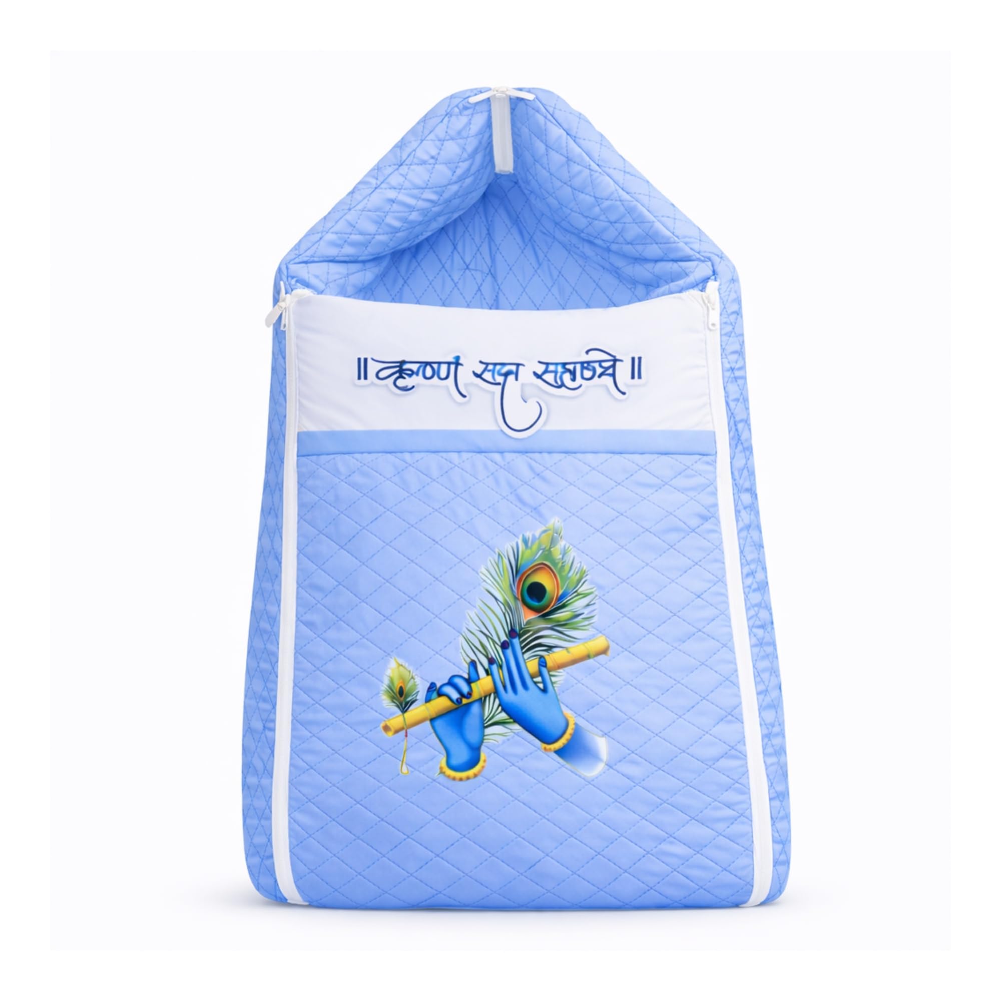 Krishna Baby Sleeping Bag for Newborn | Soft Baby Carry Nest & Portable Baby Bed | Infant Sleeping Bag | Baby Bedding Nest (0-12 Months)-image-30