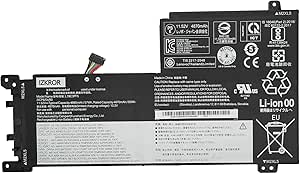 Batterie Remplacement Pour Lenovo Ideapad 5-15IIL05/5-15ARE05 - 11.52V 57Wh, Modèles L19M3PF6, L19M4PF1, Etc.