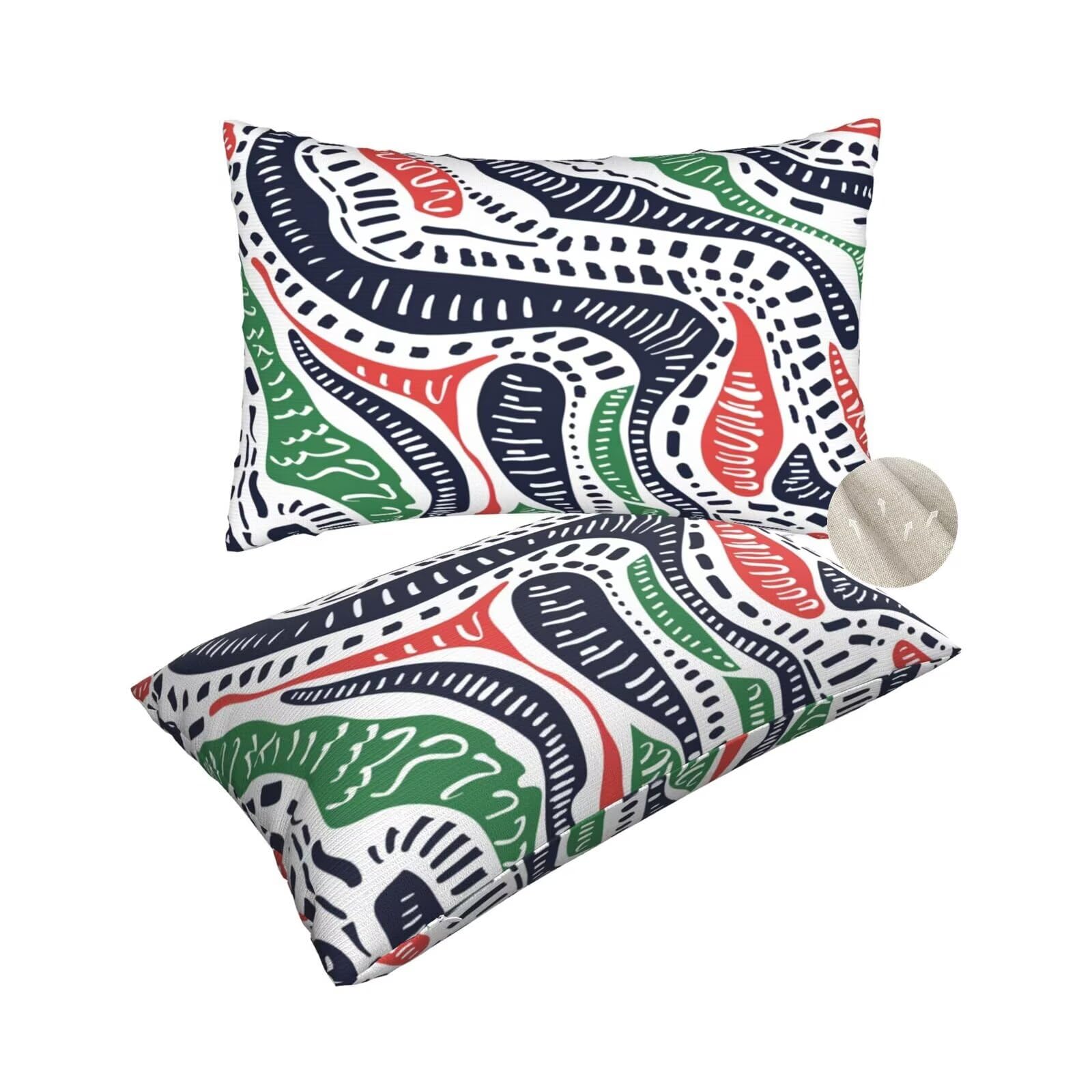 Housse coussin Afrique 40x60 cm de qualite superieure pour taie oreiller de lit