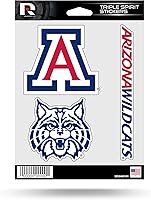 Vista 17 de Rico Industries NCAA - Lámina de adhesivos triple diseño de Alabama