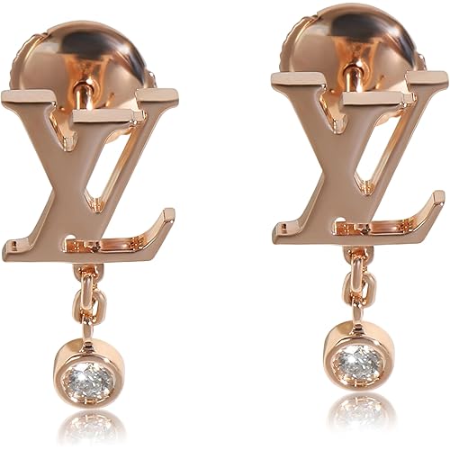 Louis Vuitton, Pre-Loved Idylle Blossom Earrings, Rose Gold, Diamond, 16 mm