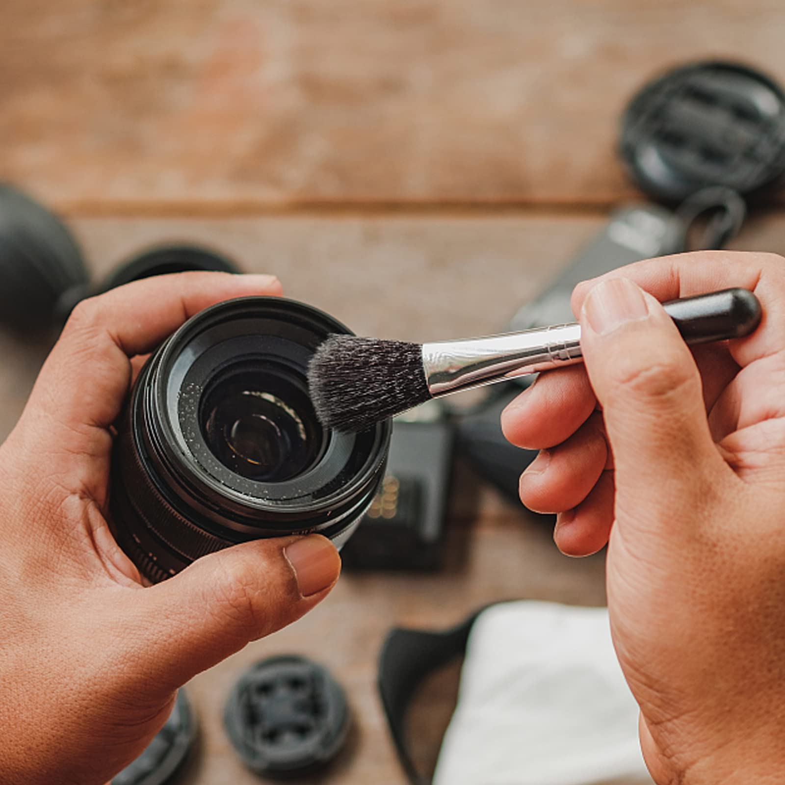 Set 4 Pennelli Antistatici Per Pulizia Elettronica - Per Tastiera, PC, Fotocamera - Foto 4