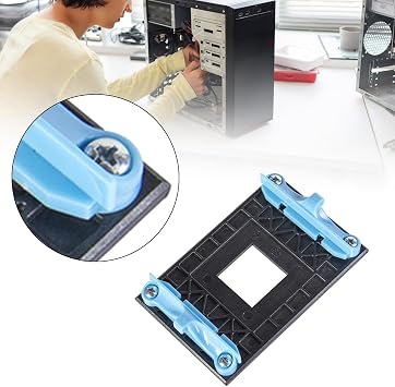 CPU Bracket Motherboard Back Plate Sockets Retention Mounting Easy to Install Maintenance for B650 AM5 Sockets, Blue
