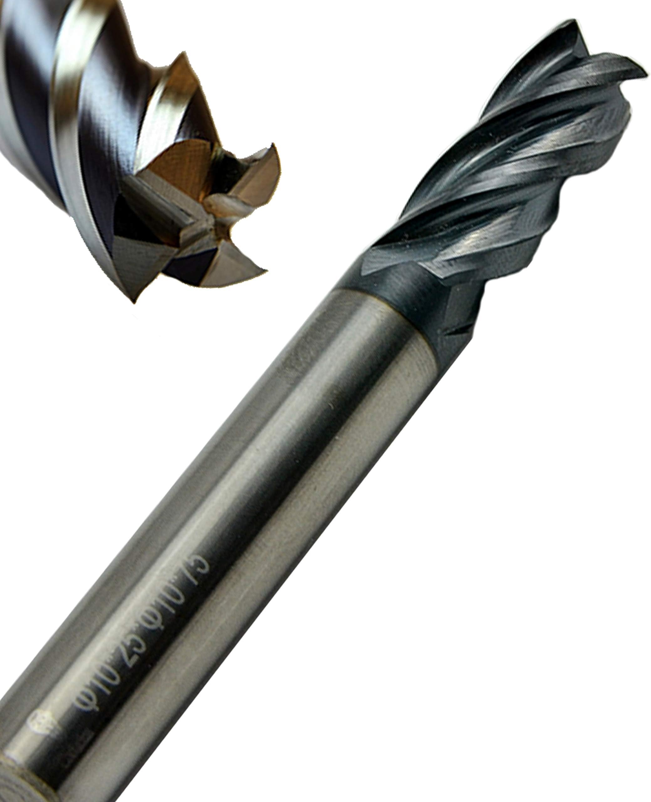 Corintian Solid Carbide End Mill 4 Flute – TiAlN Coating, Ø 1-20mm, HPC High Performance Cutting, Endmill Cutter CNC - Ø 8mm