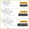 HAEGS Full Aluminum Folding Camping Table, Easy Portable Compact Outdoor Ultra Light Camping Table Large Size - Black for Picnic, BBQ, Fishing, Nature Activities, Beach