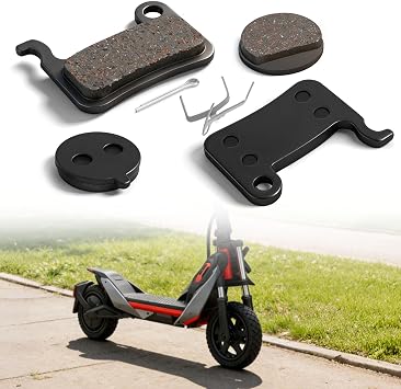 JERBOR Brake Pads for Segway for Ninebot ZT3 Pro, Front Rear Semi Metallic Brakes, Durable Wheel Brake, Accessories for Segway for Ninebot