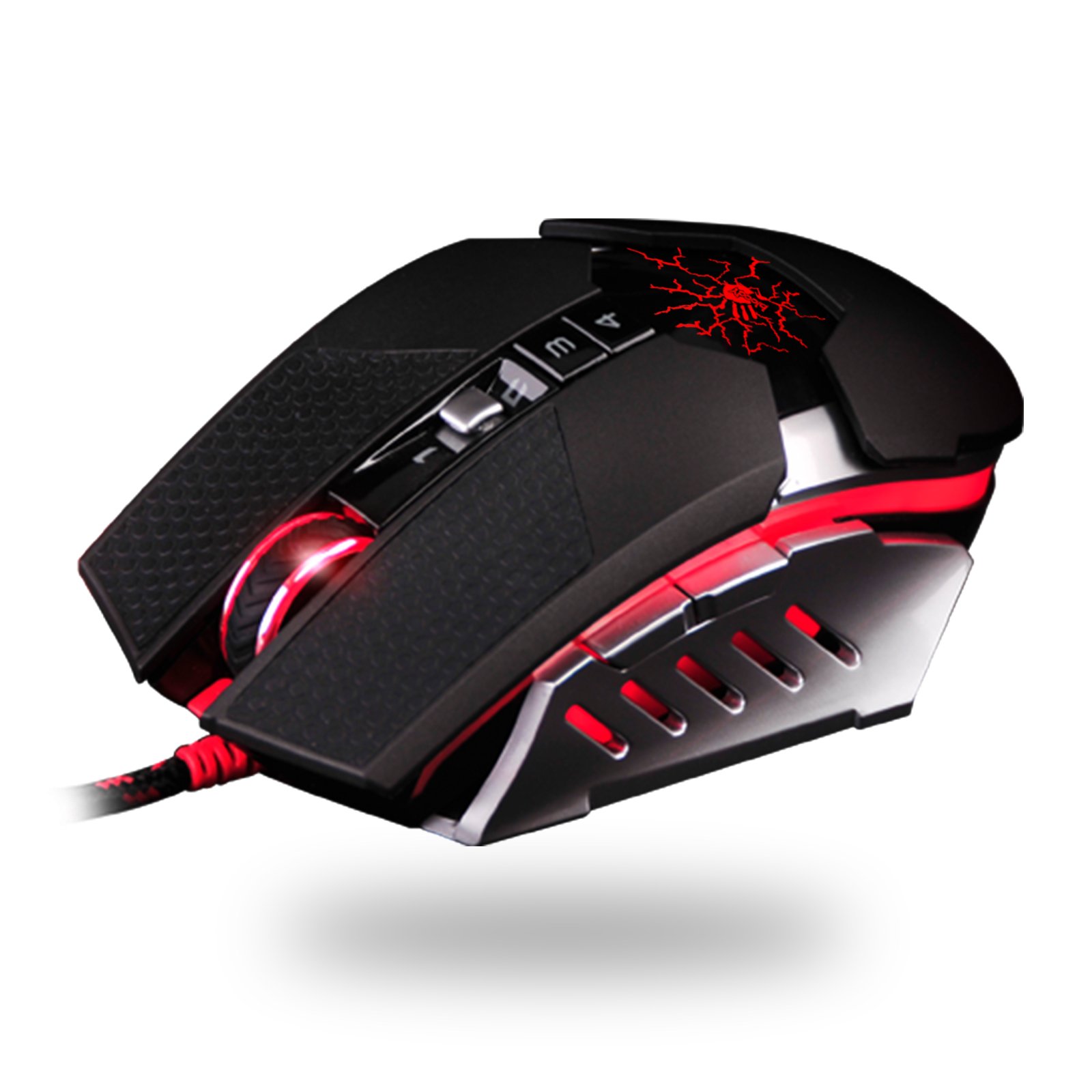 Gaming Mouse, Bloody T50 Infrared Micro Switch Gaming Mouse With Metal X'Glide 4000Cpi Gamers Choice Of Game Mouse, Lightstrike Bloody Gaming (4711421918732)