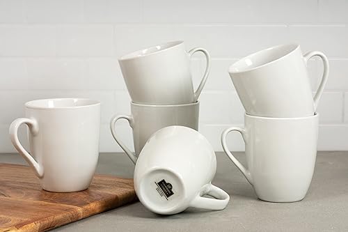 Vista 46 de 10 Strawberry Street Simply White - Plato redondo de 10.5 pulgadas, juego de 6