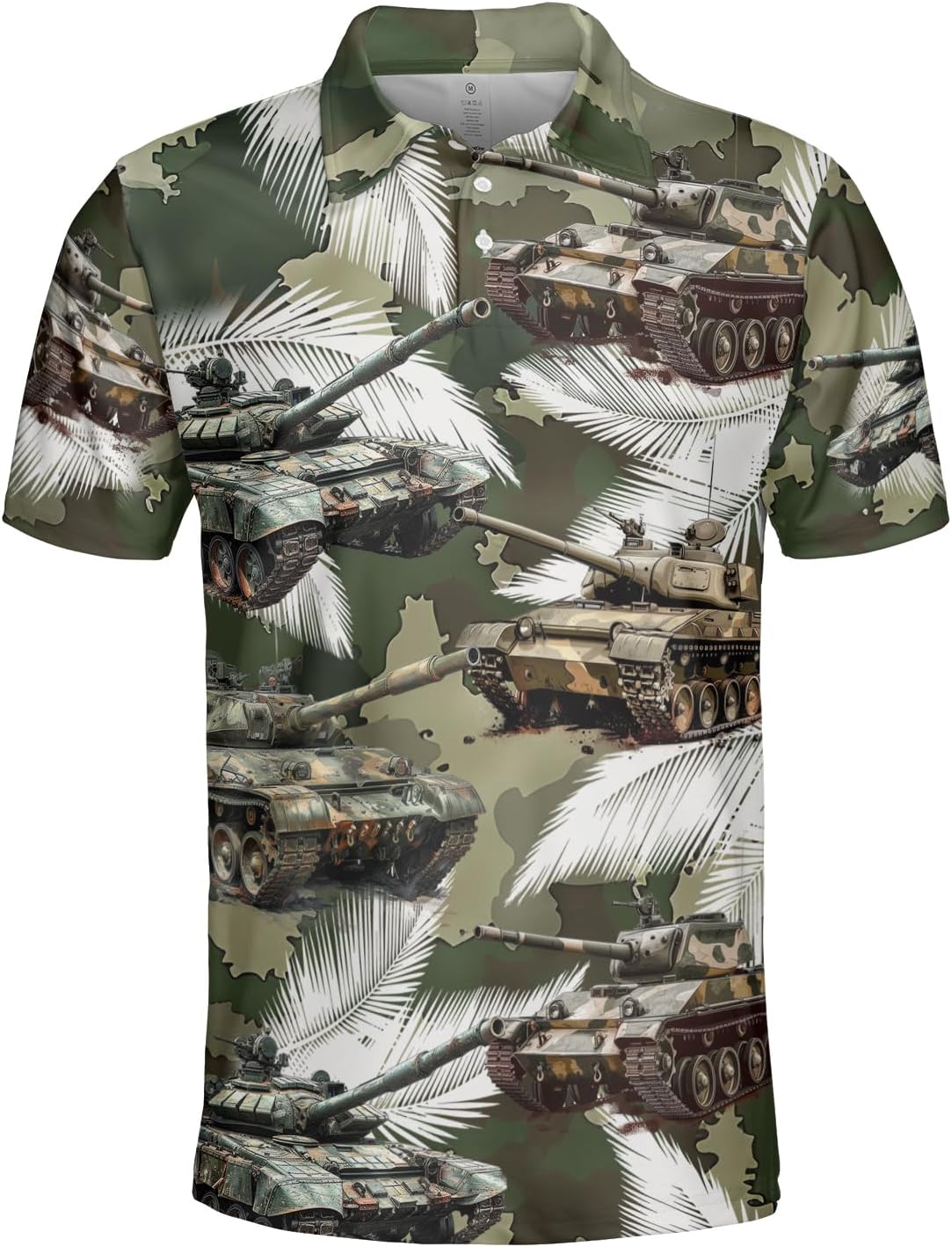 Veteran Day Golf Polo Shirts for Men - Military Mens Polo Shirts Short Sleeve Regular Fit Series 128