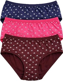 Women Cotton Hipster Panties Assorted (Pack of 3)