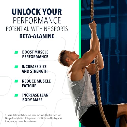 Miniatura 2 de NF Sports Polvo de recuperación muscular de beta-alanina, reduce la fatiga muscular, suplemento dietético, proteína en polvo sin sabor sin