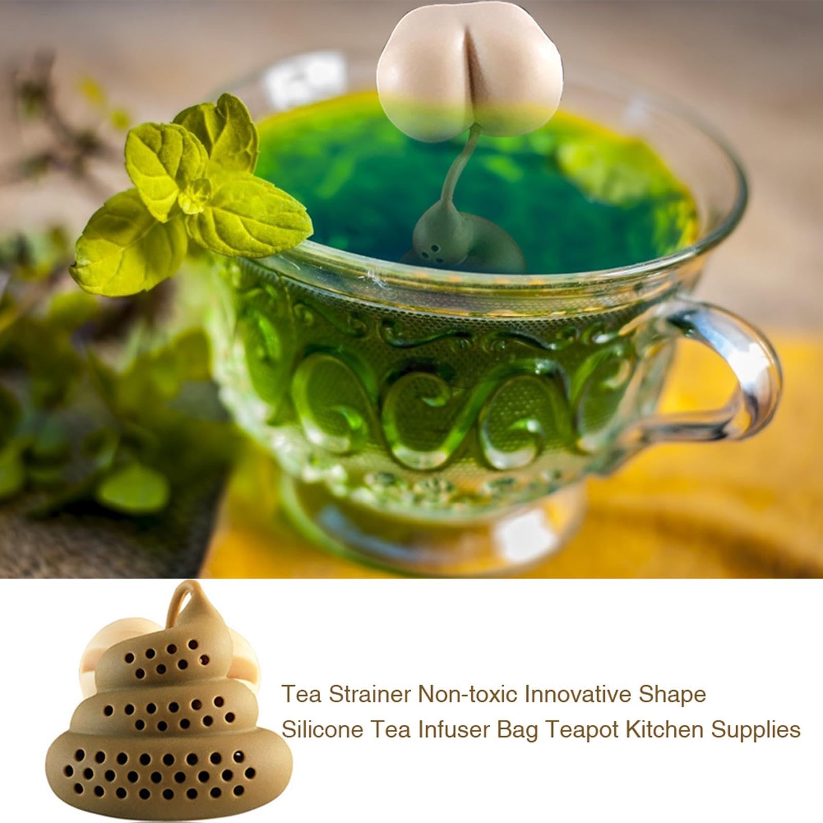 Creativo a forma di teiera infusore per tè colino