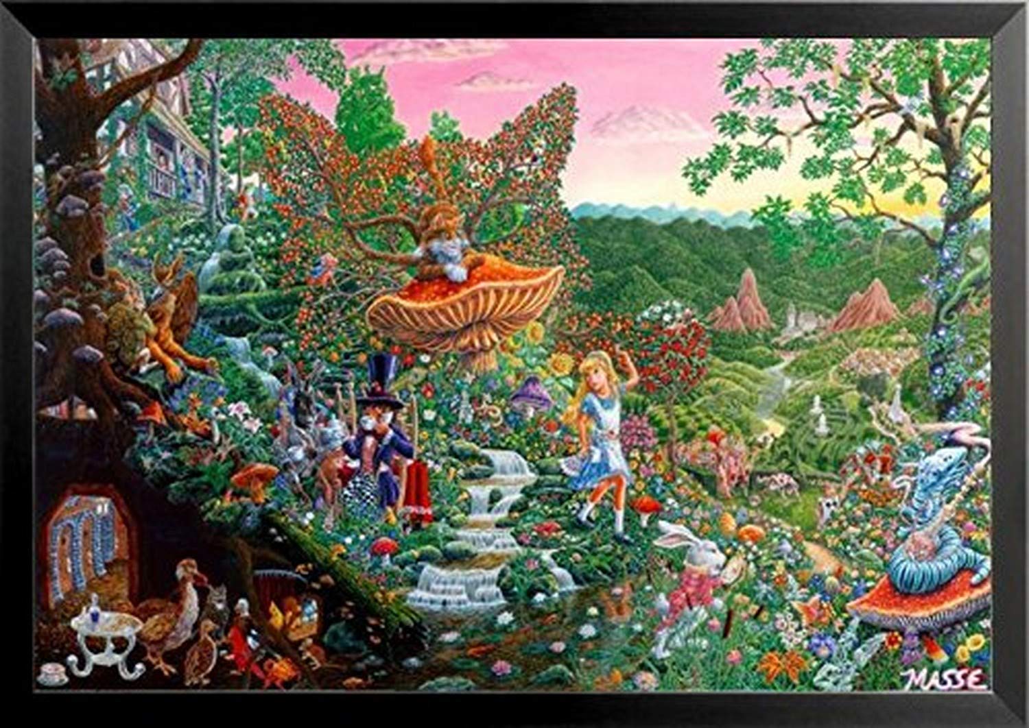 Amazon.com: Buyartforless Framed (Alice in) Wonderland by Tom