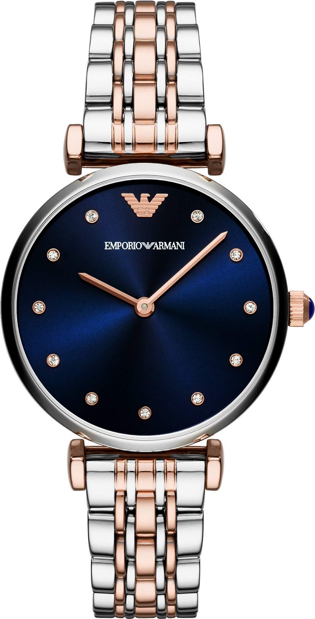 Emporio Armani Stainless Steel Women Analogue Watches Quartz Crystal Blue Dial Ladies Watch Ar11092, Band_Multicolor (B09GW5PSGS) Amazon Price History, Amazon Price Tracker