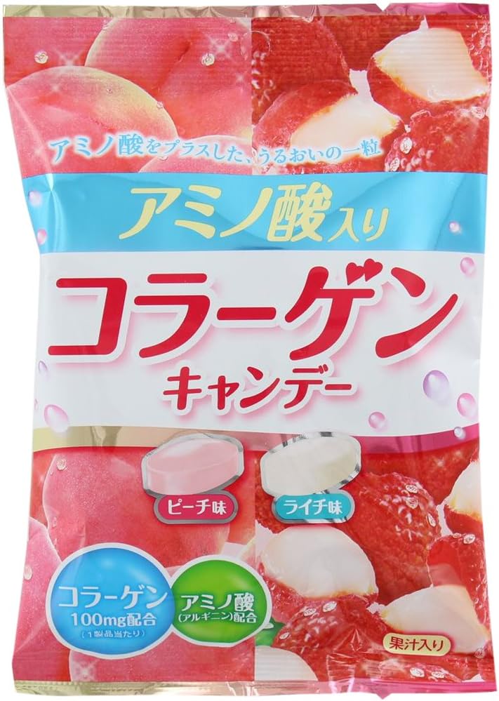 Senjaku candy Honpo amino acid containing collagen candy 70gX6 pieces