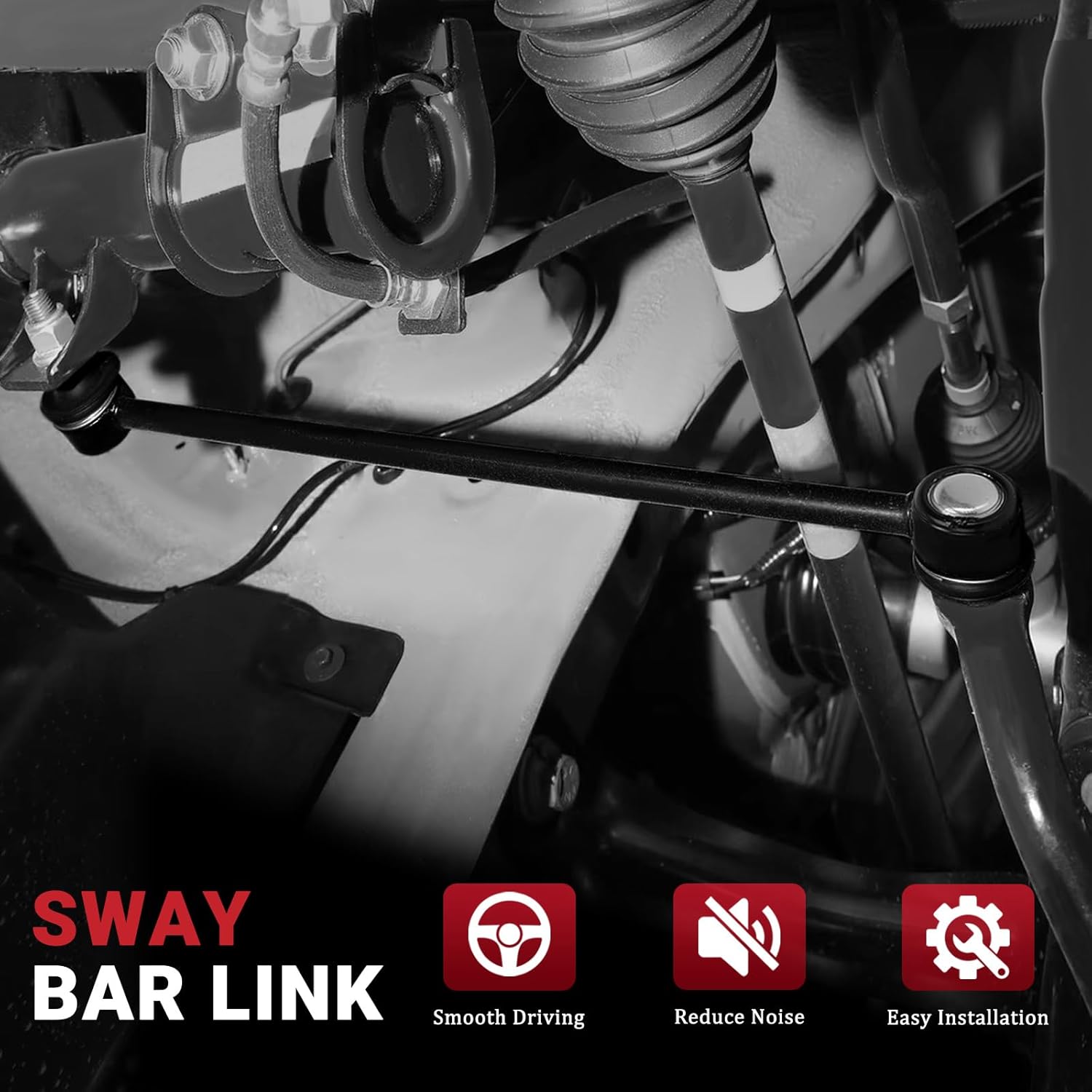 Sway Bar Link Compatible with Toyota Corolla Matrix Prius/Pontiac Vibe/Scion TC Front Stabilizer Bar Links Replacement for K80230