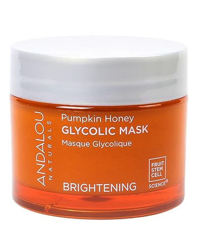 Máscara de calabaza Andalou Naturals Miel Glicólico, 1.7 onzas