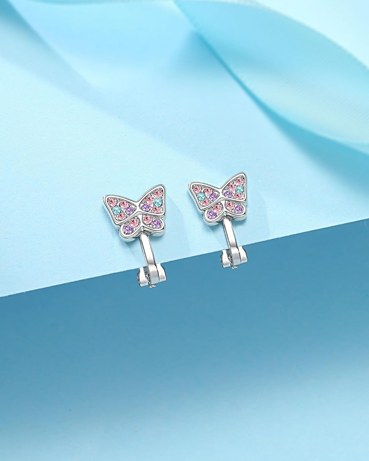 Hypoallergenic Butterfly Clip On Earrings Gifts for Girls – Cute Jewelry for Daughter or Granddaughter for Birthday, Back to School, Valentine’s, or Christmas - Image 7