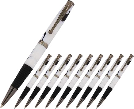Legacy Woodturning, Comfort Pen Kit - Gun Metal, 10 Pack