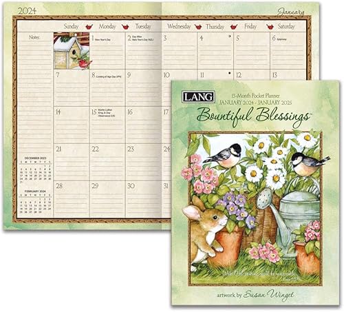 Miniatura 4 de LANG Bountiful Blessings 24991003158 - Agenda mensual de bolsillo 2024