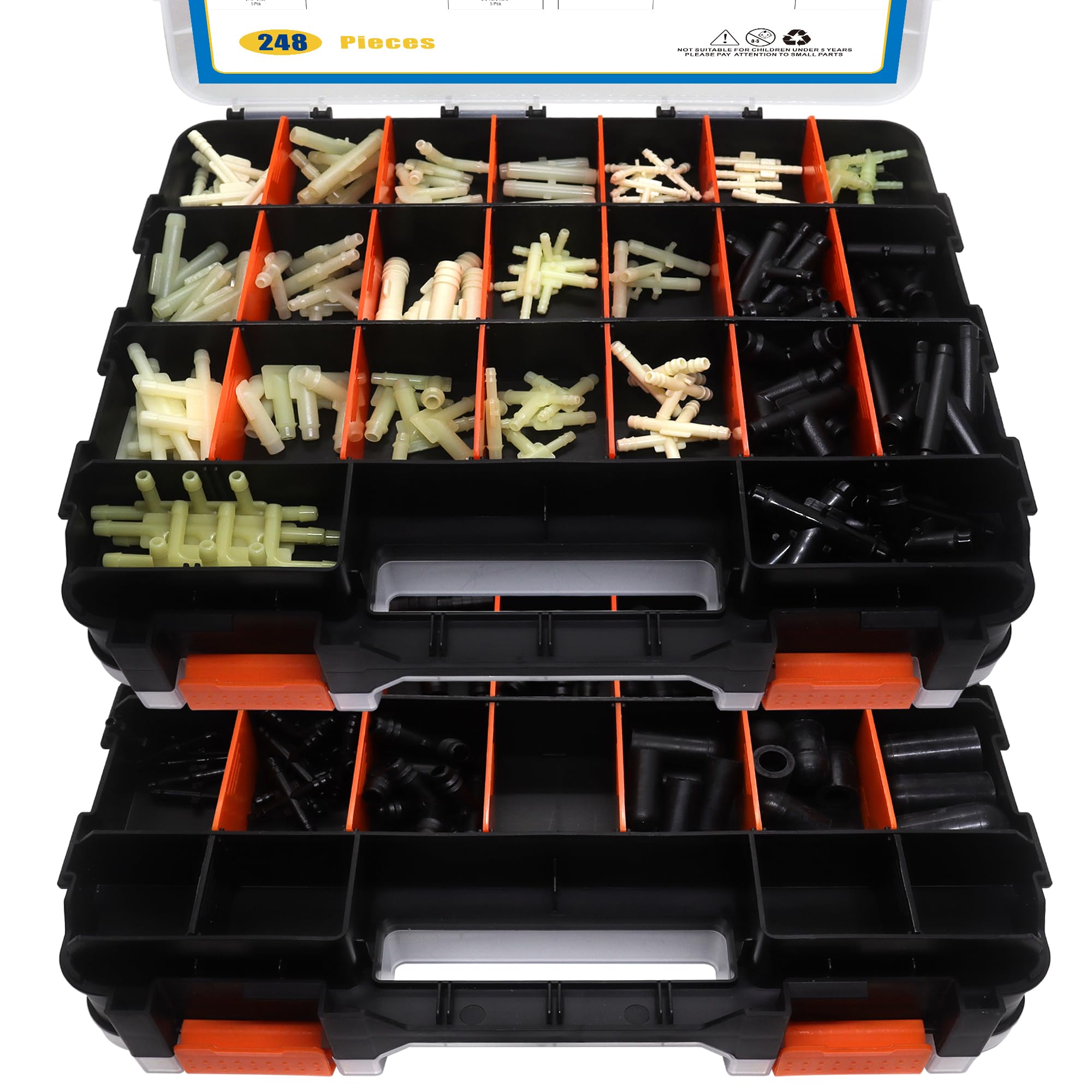 Assortiment De 113 Connecteurs Sous Vide Pour Tube à Vide Automobile