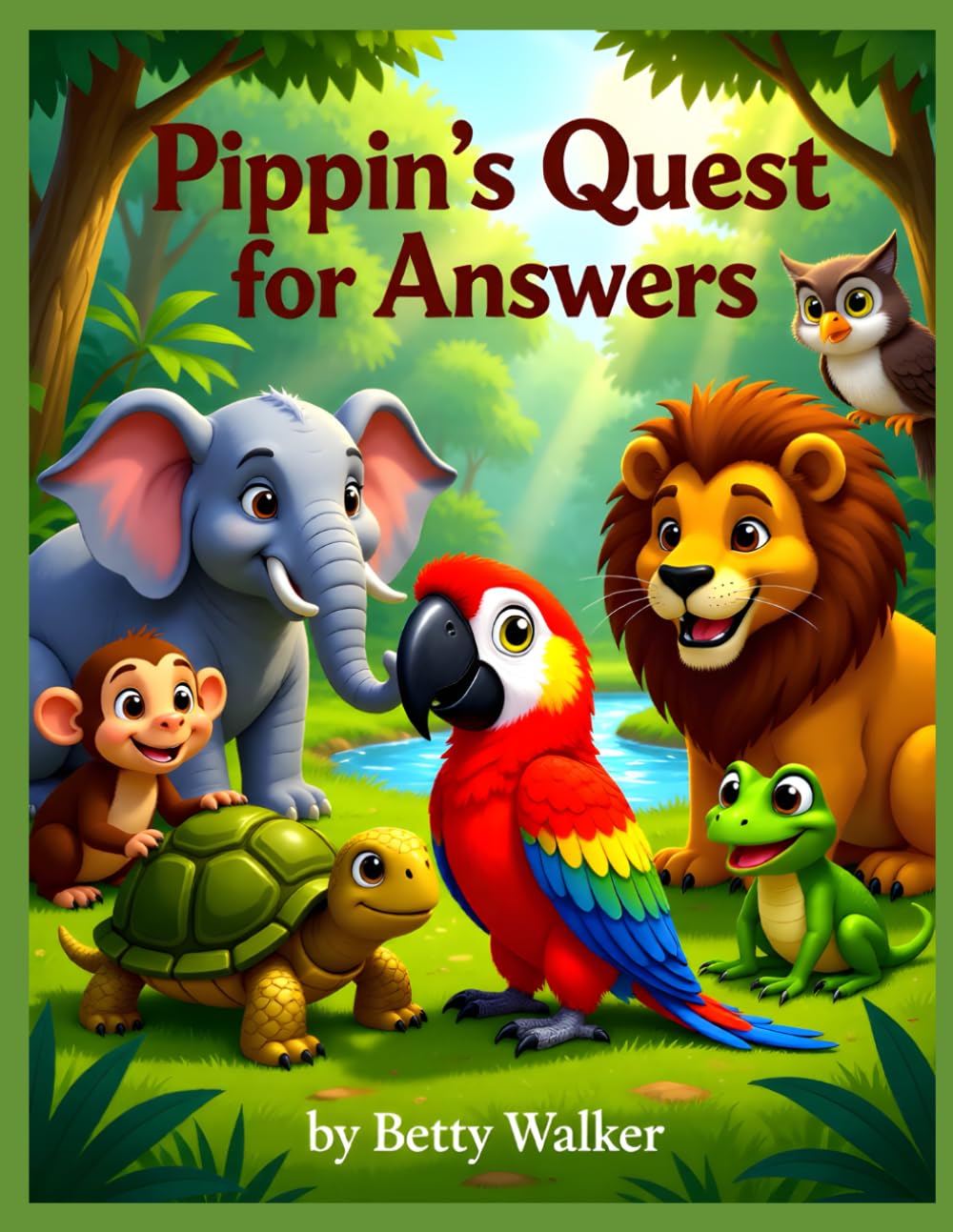 Pippin's Quest For Answers: Questions for Jungle Friends Big and Small: 1 (Pippin the Curious Parrot)