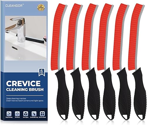 Cepillos de limpieza de hendiduras, herramienta de cepillo limpiador para espacios reducidos difíciles de alcanzar, artículos esenciales para el