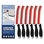 CLEANGOR Crevice Cleaning Brushes, Cleaner Scrub Brush Tool for Hard to Reach Tight Space, Home Essentials, Cleaning Supplies for Shower, Bathroom, Kitchen, Toilet, Window