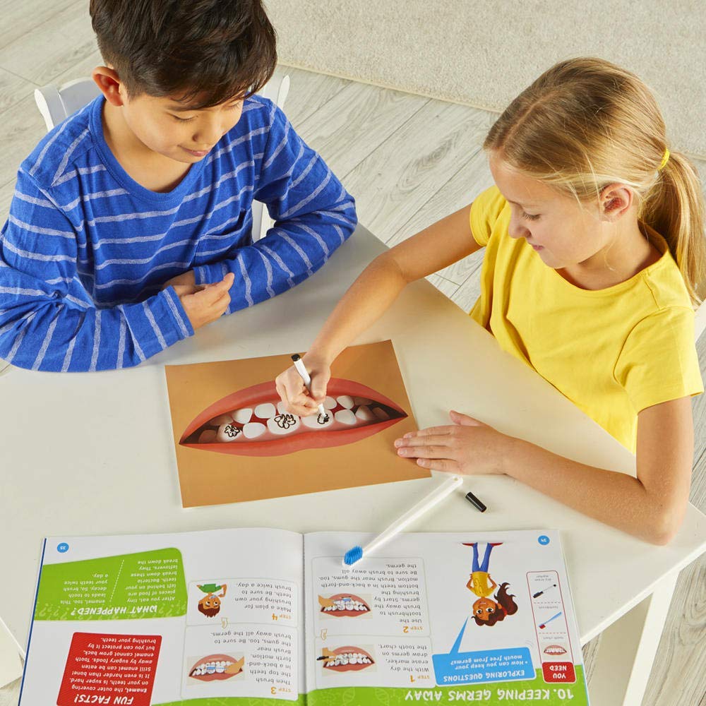 hand2mind Science Kit Head to Toe Human Body, STEM Activities for Kids Ages 5-7, STEM Toys, Slime Kit, Kids Storybook, Human Body for Kids, 10 at Home Science Experiments for Kids - Image 9