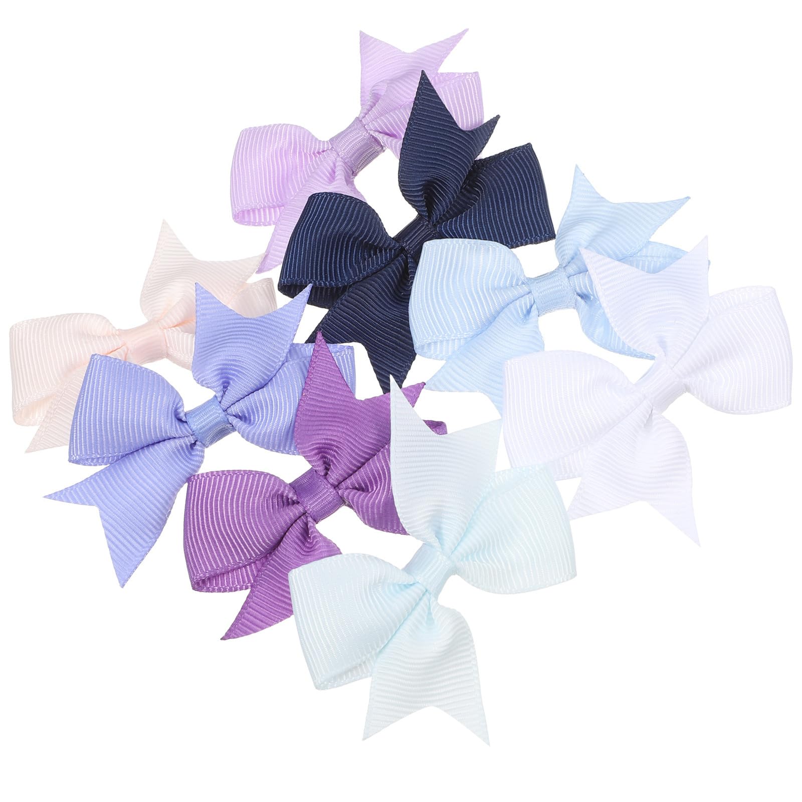 Fiocchi per Cani con Clip in Metallo 8 Pezzi Multicolori, Accessori per Toelettatura per Cani Media e Grande Taglia