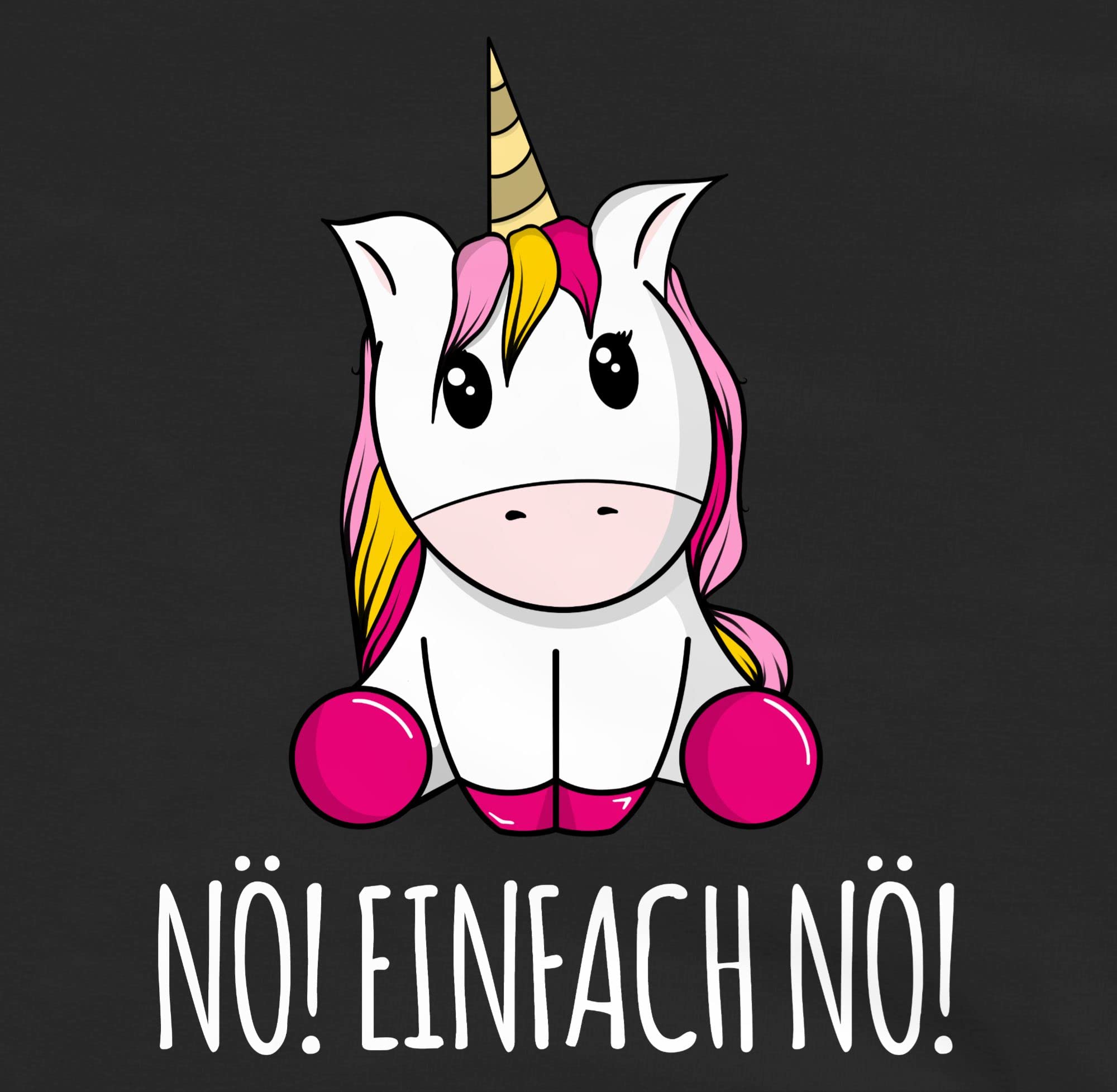 Shirtracer - Pullover Damen Hoodie Frauen - Einhörner - Nö Einfach Nö Einhorn