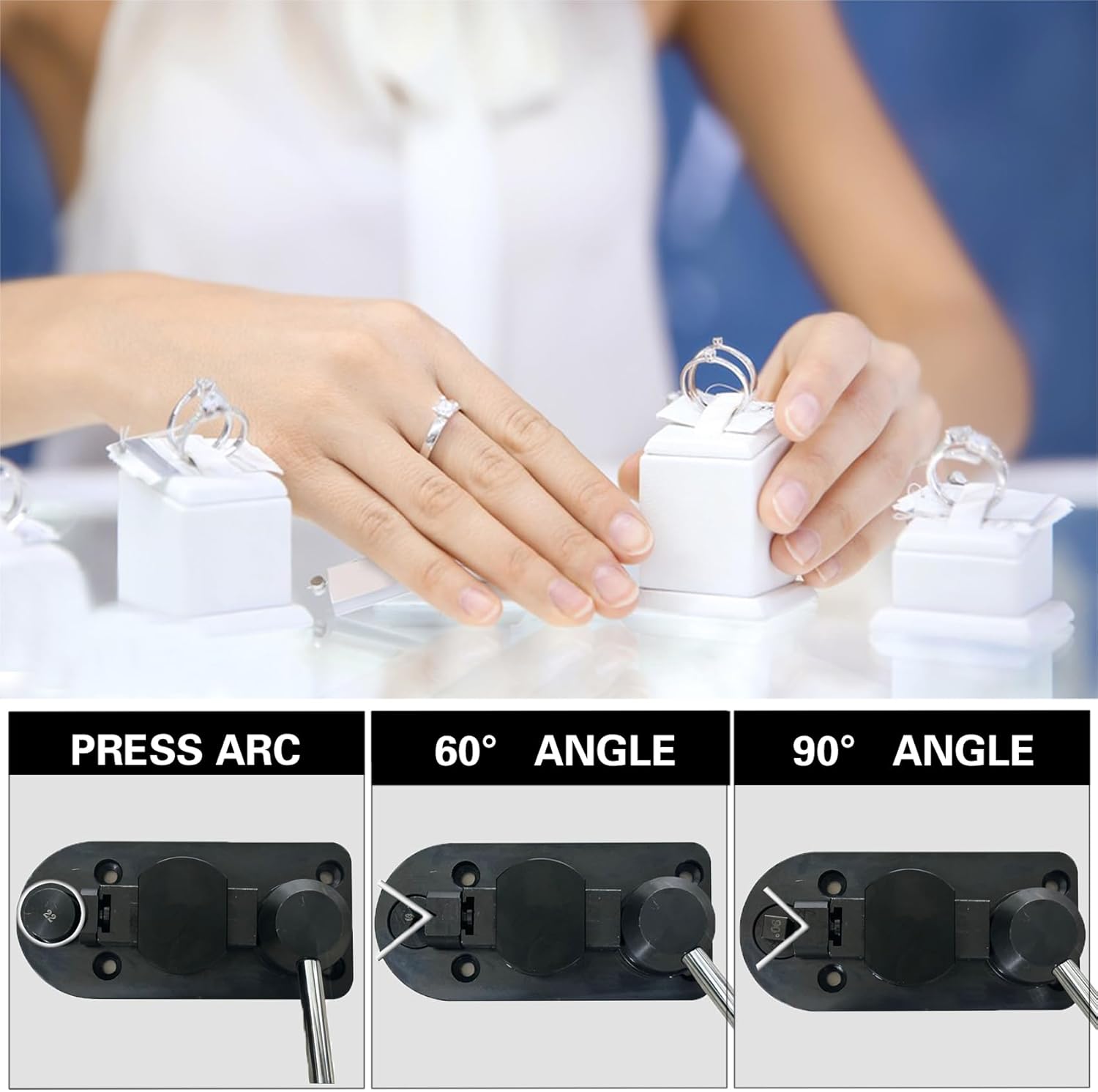 Ring Bender, Ring Bender Tool, Spoon Ring Maker Kit for Ring Jewelry Making, Spoon Ring Making Kit, Ring Bender Tool for Spoon Rings Heavy Duty, Spoon Bender for Spoon Rings Bending Machine