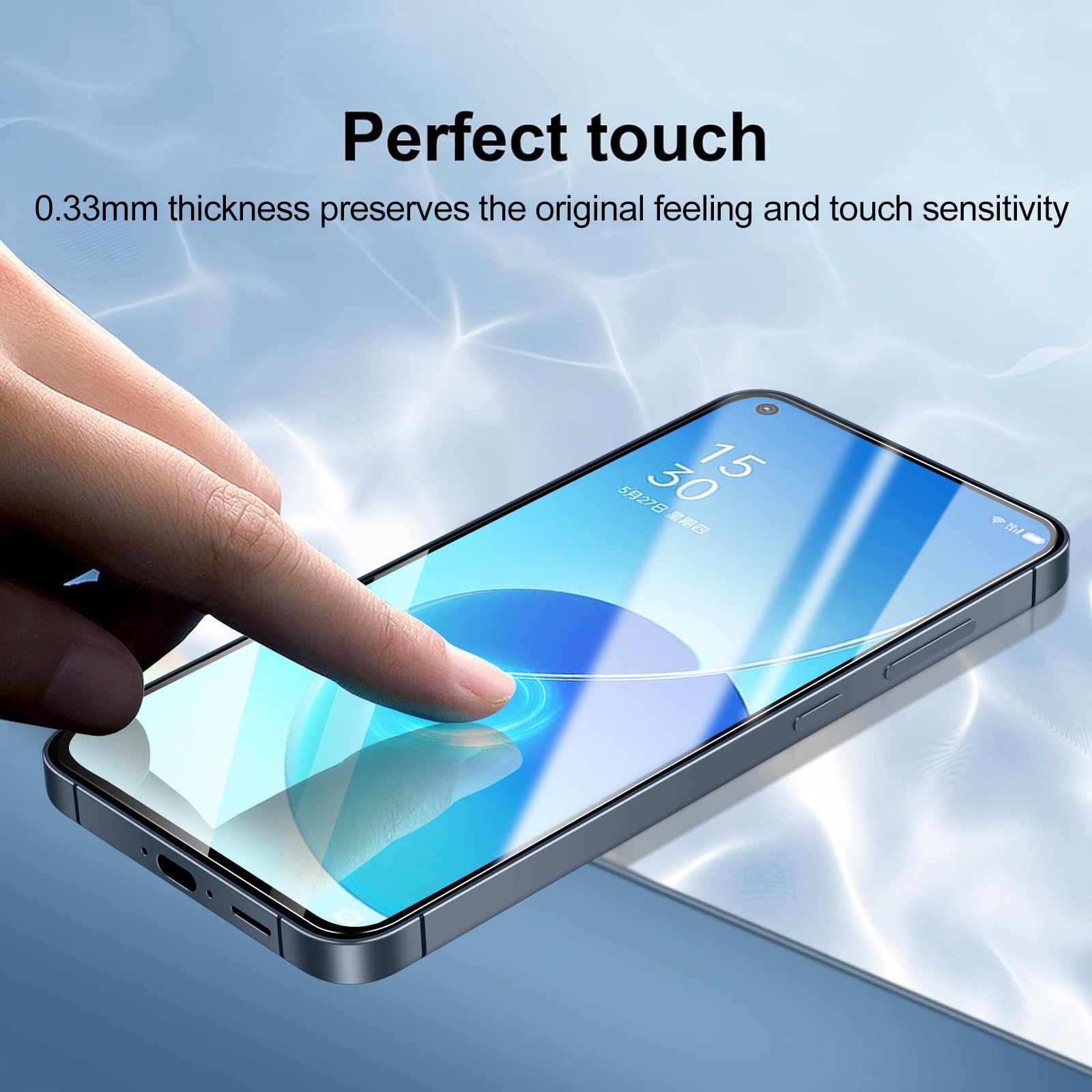 Acquista Vetro temperato 9D per Infinix Hot 30 30i Play NFC Pellicola salvaschermo trasparente con bordo nero per Pellicola protettiva frontale INFINIX Hot30 in Italia a partire da 0.84