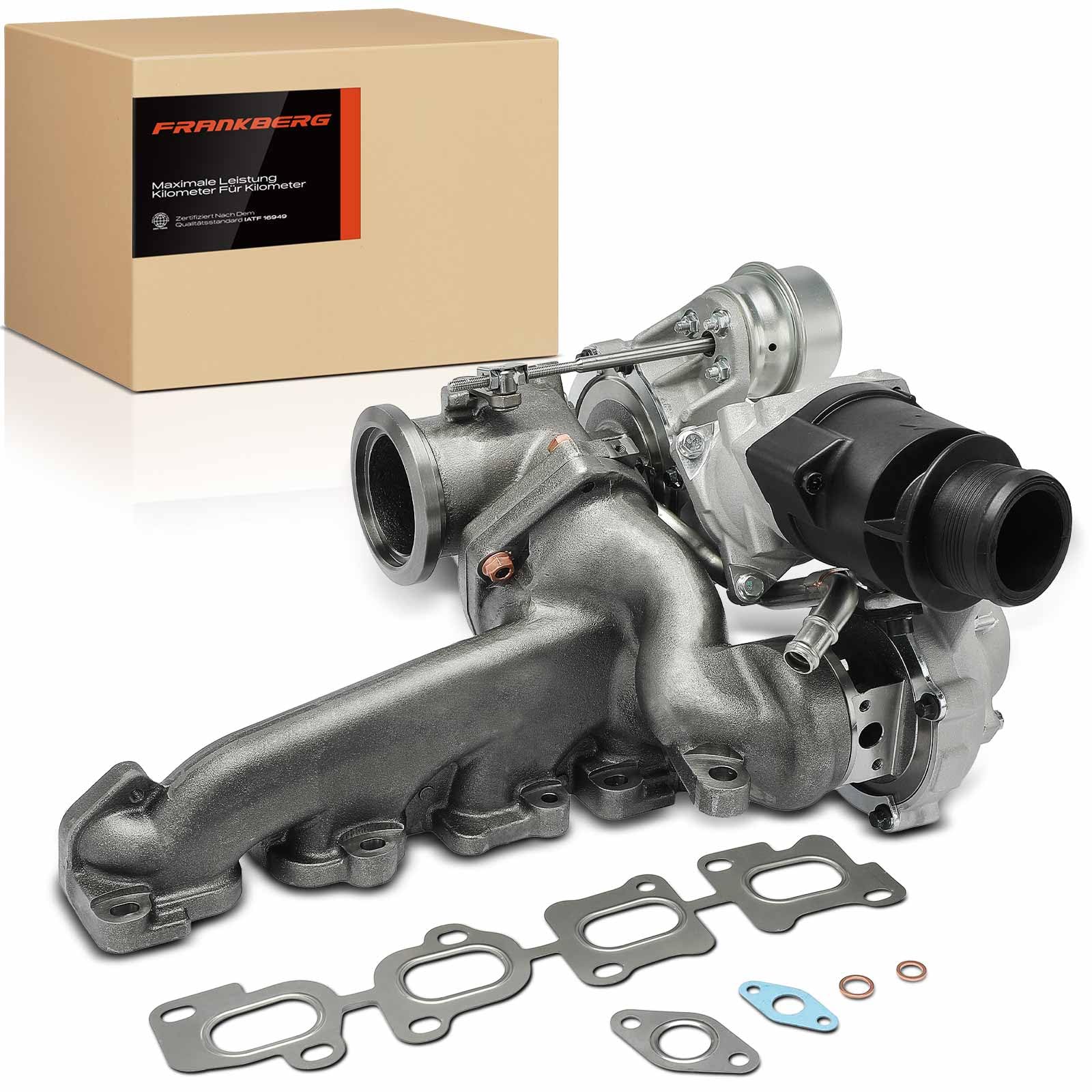 Frankberg Sistema di scarico turbina turbocompressore 03L145873B | Compatibile con: A.m.a.r.o.k pianale/telaio S1B S6B S7B,A.m.a.r.o.k 2HA 2HB S1B S6B S7A S7B