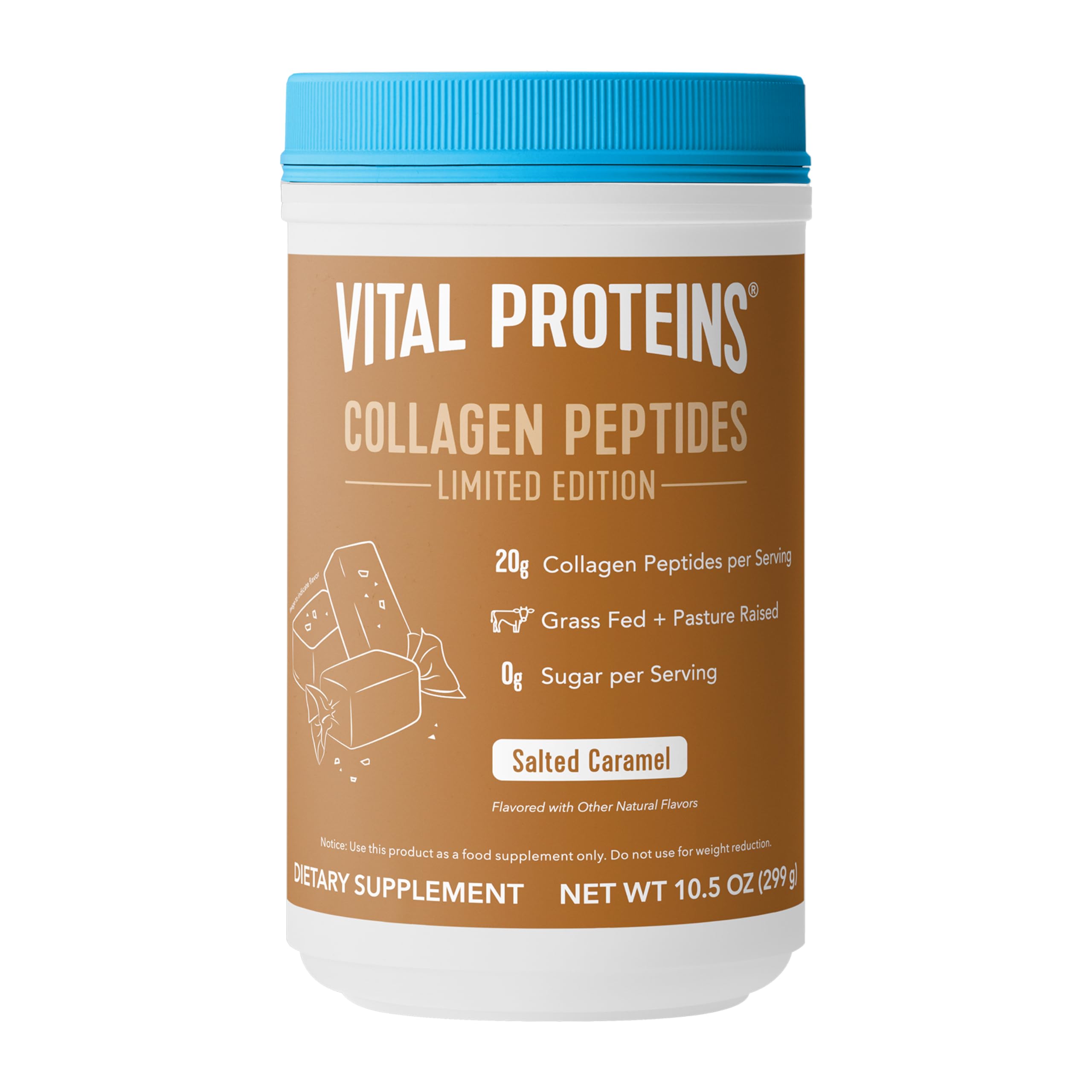 Vital Proteins Salted Caramel Collagen Peptides, 10oz Caramel 14 Servings (Pack of 1)