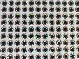 300Pcs Silver 6mm 3D Soft Holographic Fishing Lure Jig Fly Tying Material Craft Doll DIY Eyes Fly Tying Materials