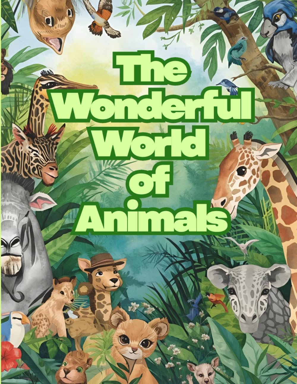 The Wonderful World of Animals: Learning how to identify various animals through coloring