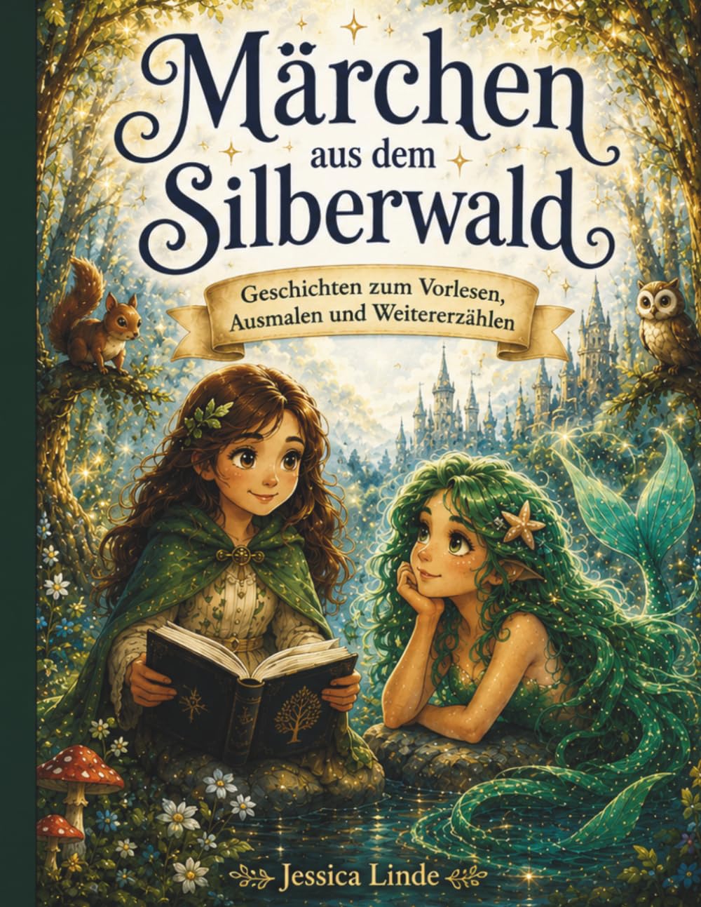 Märchen aus dem Silberwald: Geschichten zum Vorlesen, Ausmalen und Weitererzählen