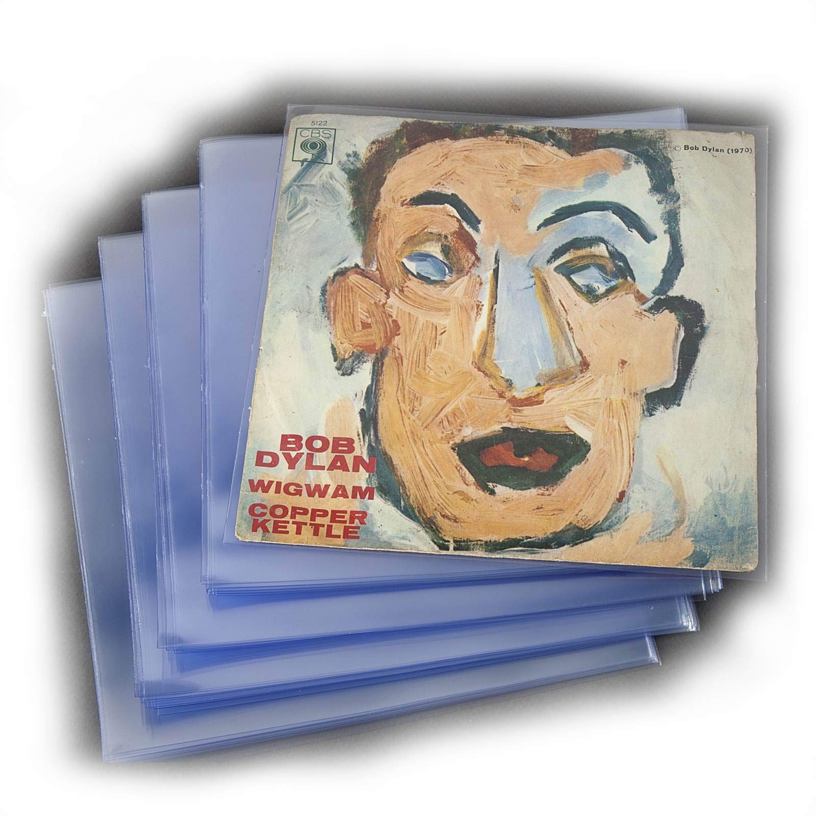 Lot De 50 Pochettes Vinyles 7" - 45 Tours Transparentes - Protection Anti-Poussière LPDE